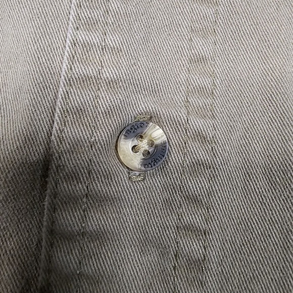 Remington Work Shirt Large Heavy Twill Grunge Biker Mechanic Utility Outdoor - Picture 3 of 14